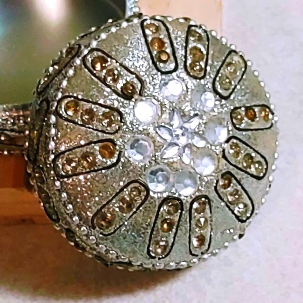 FAUX STONE TRINKET BOX